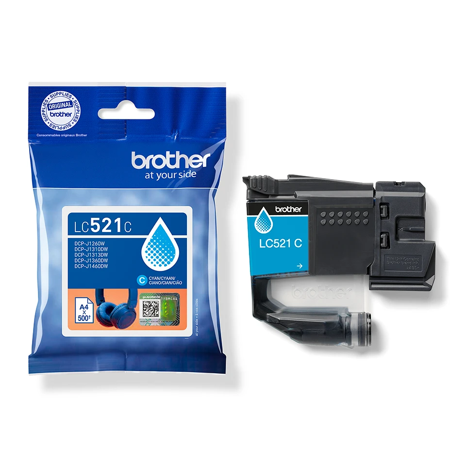 Brother LC521C | Rašalo kasetės | Žydras