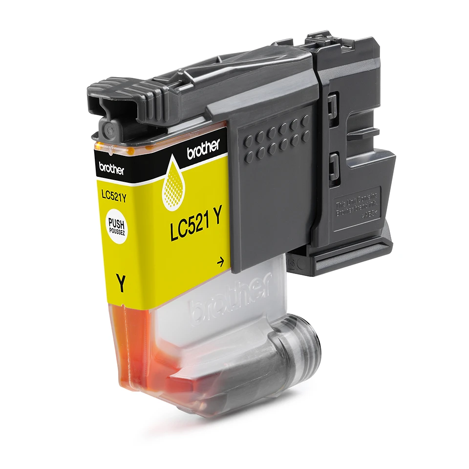 Brother LC521Y | Rašalo kasetės | Geltona