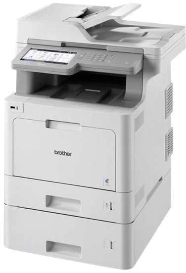 Spausdintuvas BROTHER MFC-L9570CDW SPALVOTAS LAZERINIS AIO SIUZINYNAS, ADF, DVIPUSIS spausdinimas, LAN-1GBE, WIFI, NFC, 1GB, 31 P./MIN.