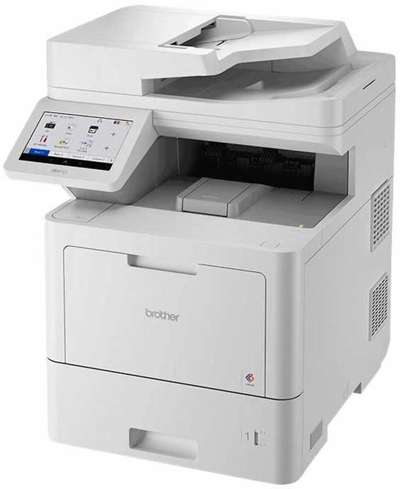 Spausdintuvas BROTHER MFC-L9630CDN SPALVOTAS LAZERINIS AIO SIUZINYNAS, ADF, DVIPUSIS spausdinimas, LAN-1GBE, NFC, 2GB, 40 P./MIN. (DVIPUSIS 28/28)