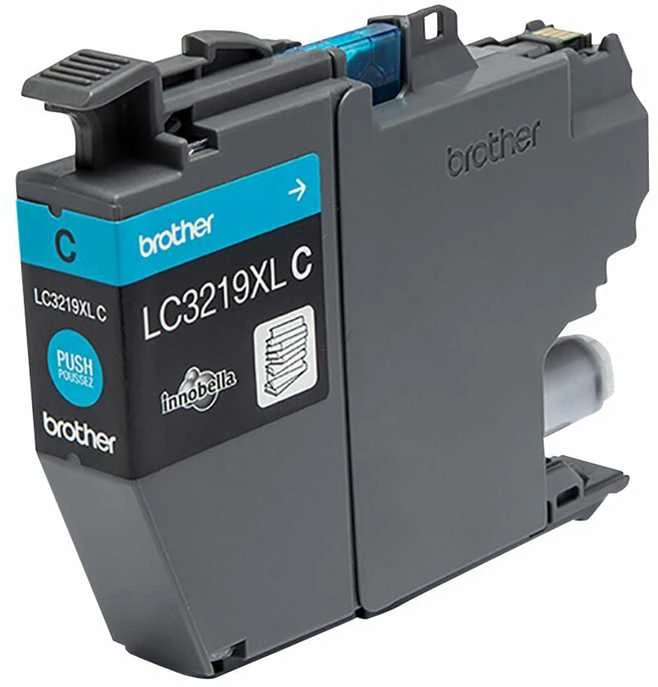 BROTHER LC-3219XLC žydro rašalo kasetė, 1500 vnt.