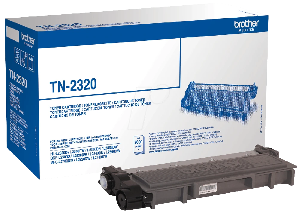 Brother TN-2320 | Toneris Cartridge | Juodas