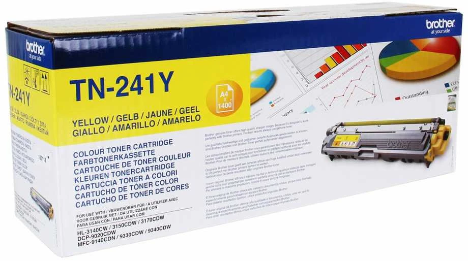 BROTHER TN-241Y TONER Geltonas 1400P