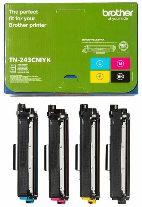 Toneris Brother TN243CMYK | 1000 psl.| DCP-L3510CDW, DCP-L3550CDW,
