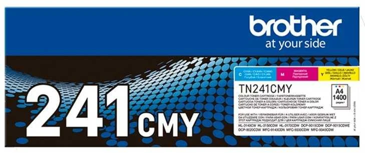 Brother TN241CMY | Toneris Multipack | Cyan, Magenta, Geltona