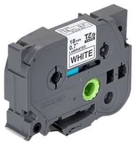 Brother | TZ-241 Laminated Tape | Juodas on Baltas | TZe | 8 m | 1.8 cm