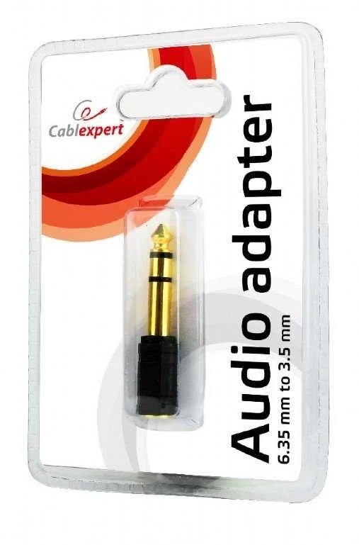 GEMBIRD A-6.35M-3.5F Gembird 6.35 mm–3.5 mm garso adapterio kištukas