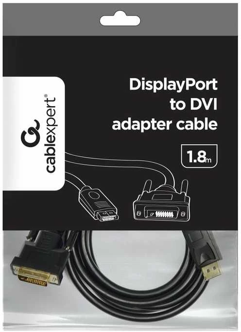 Gembird Cablexpert | Adapterio laidas | DisplayPort | DVI | DP į DVI-D | 1,8 m