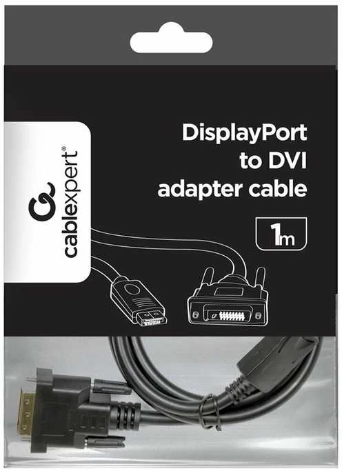 Gembird Cablexpert | DisplayPort adapterio kabelis | DisplayPort | DVI | DP į DVI-D | 1 m