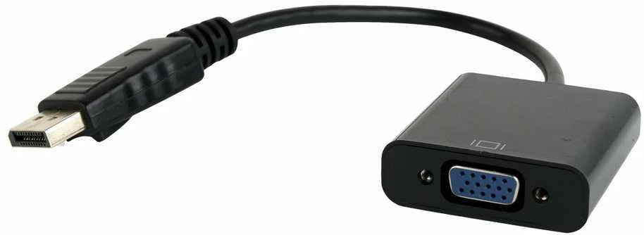 GEMBIRD AB-DPM-VGAF-02 Gembird adapter displayport 1.1->VGA, on cable, juodas, blister