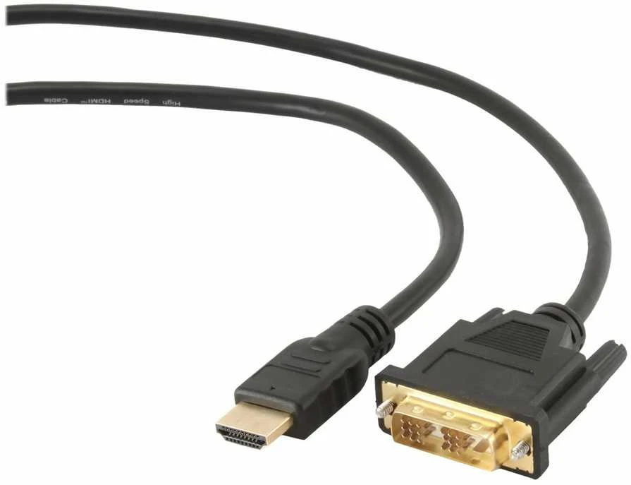GEMBIRD CC-HDMI-DVI-10 Gembird HDMI-DVI kištukas-kištukas kabelis su auksinėmis jungtimis, 3 m, didmeninė pakuotė