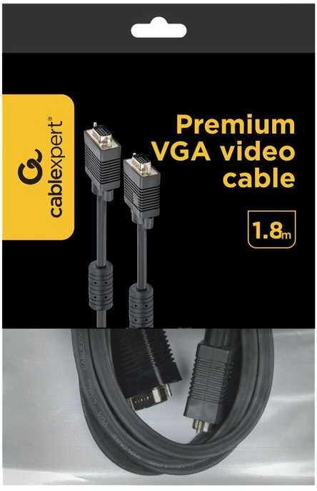 Gembird Cablexpert | 1,8 m HD15 M/M | VGA (D-Sub) | VGA (D-Sub) | VGA į VGA | 1,8 m