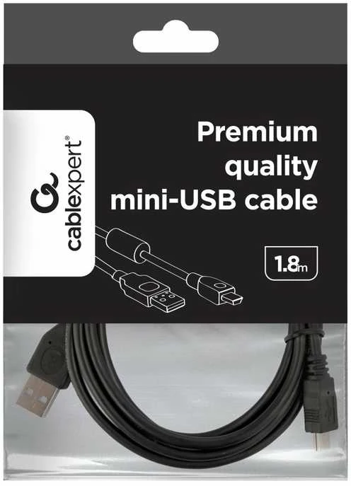 Gembird Cablexpert | Aukščiausios kokybės mini USB kabelis CCF-USB2-AM5P-6