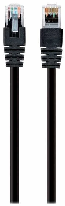 Gembird Cablexpert | Komutacinis laidas Cat.5e UTP 0.25m | Juodas RJ-45 | RJ-45