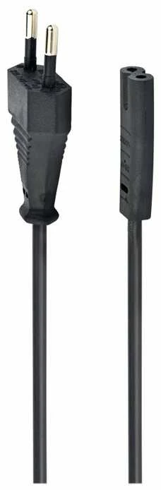 Gembird Cablexpert | Maitinimo laidas (C7), patvirtintas VDE | PC-184-075-1.8M | Juodas | CEE 7/16 į C7