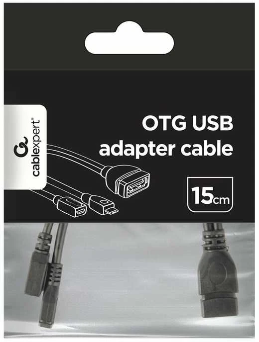 GEMBIRD A-OTG-AFBM-04 cable USB OTG AF to micro BM + micro BF 0.15 m