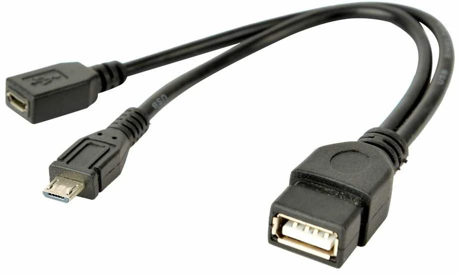 GEMBIRD A-OTG-AFBM-04 cable USB OTG AF to micro BM + micro BF 0.15 m