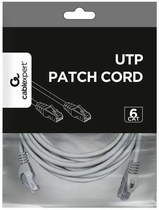 Lanberg GEMBIRD PP6U-5M patchcord RJ45 cat.6 UTP 5m kištukas