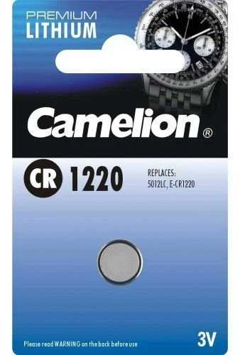 Camelion CR1220 3V monetos tipo baterija pakuotėje