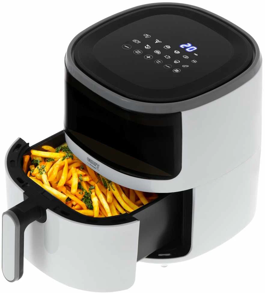 Gruzdintuvė Camry Airfryer orkaitė | CR 6313 | Galia 2000 W | Talpa 5 L | Konvekcija | Baltas