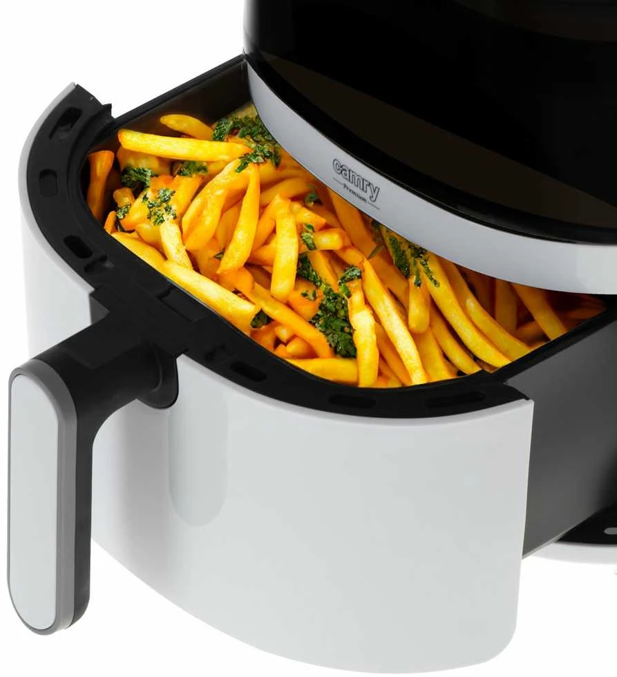 Gruzdintuvė Camry Airfryer orkaitė | CR 6313 | Galia 2000 W | Talpa 5 L | Konvekcija | Baltas