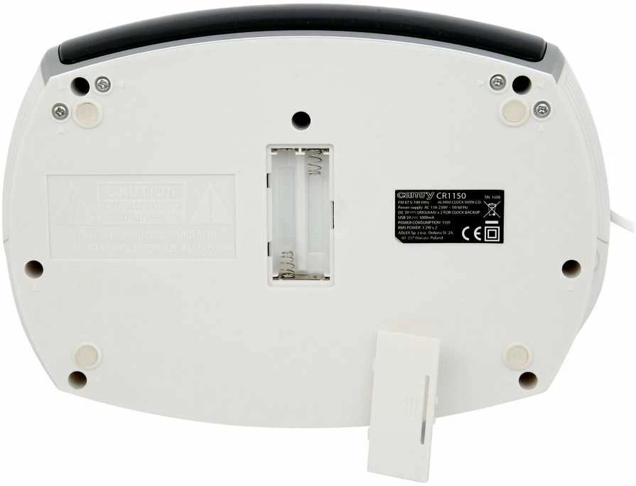 Camry | Žadintuvas | CR 1150w | Signalizacijos funkcija | Baltas