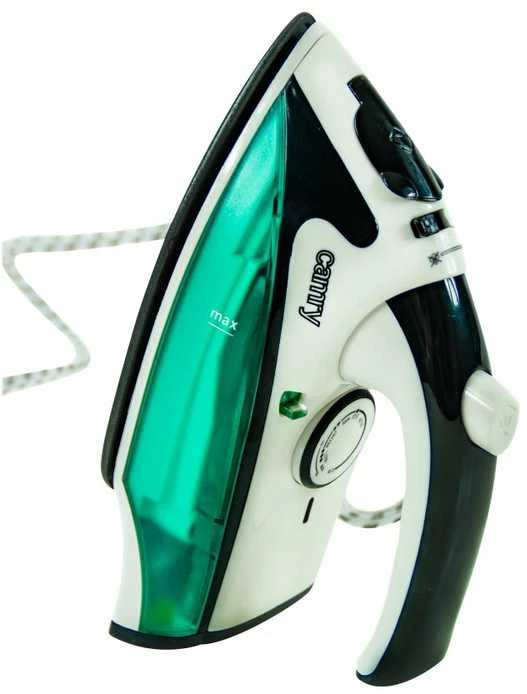 Camry | CR 5024 | Steam Travel iron | 840 W | Vanduo tank capacity 40 ml | Baltas/žalias/juodas