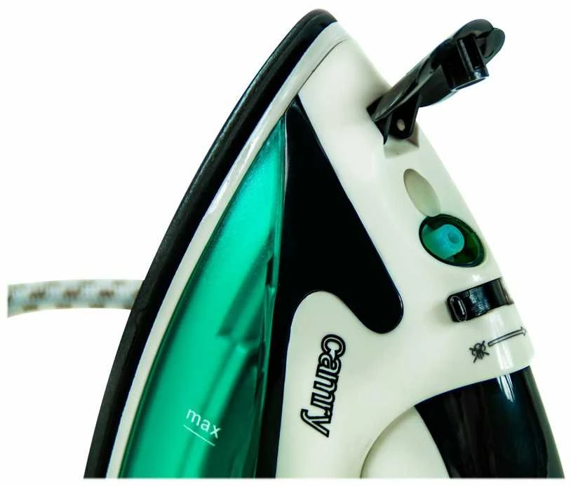Camry | CR 5024 | Steam Travel iron | 840 W | Vanduo tank capacity 40 ml | Baltas/žalias/juodas