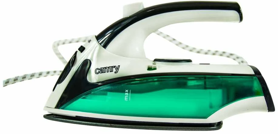 Camry | CR 5024 | Steam Travel iron | 840 W | Vanduo tank capacity 40 ml | Baltas/žalias/juodas