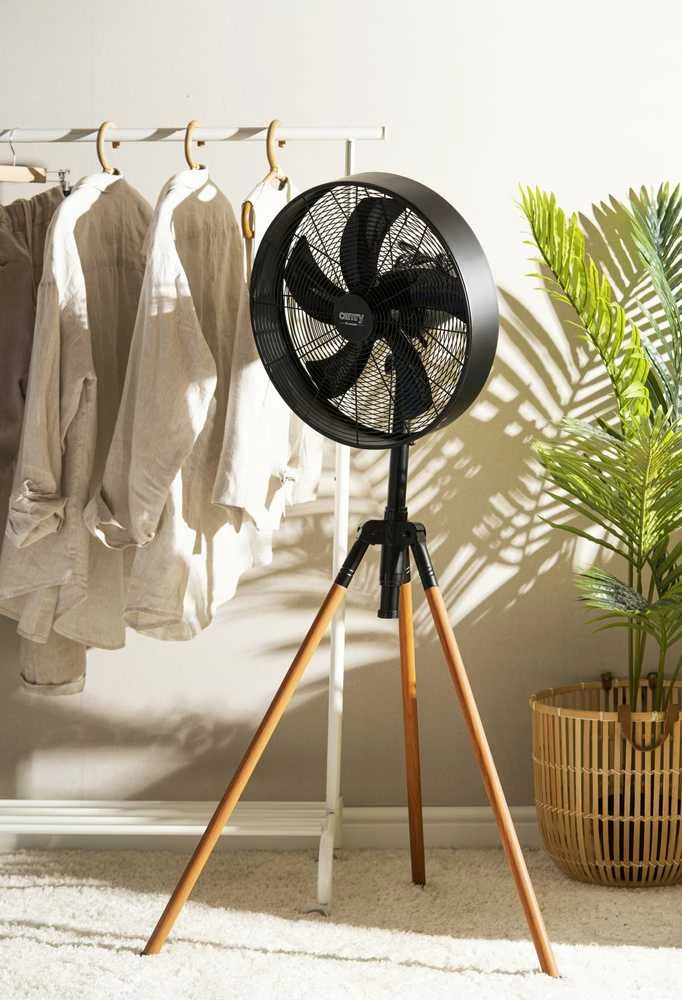 Ventiliatorius Camry | CR 7329 | Tripod Loft Fan | 100 W | Diameter 40 cm | Greičių skaičius 3 | Oscillation | Juodas