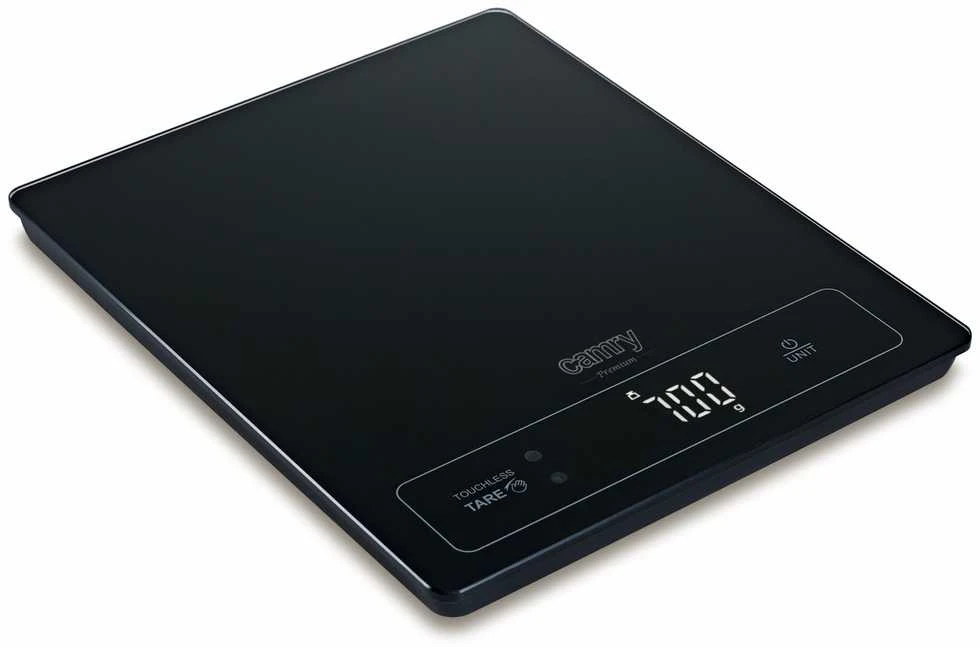 Virtuvinės svarstyklės Camry | Virtuvės svarstyklės | CR 3175 | Didžiausias svoris (talpa) 15 kg | Graduacija 1 g | Ekrano tipo LED | Juodas