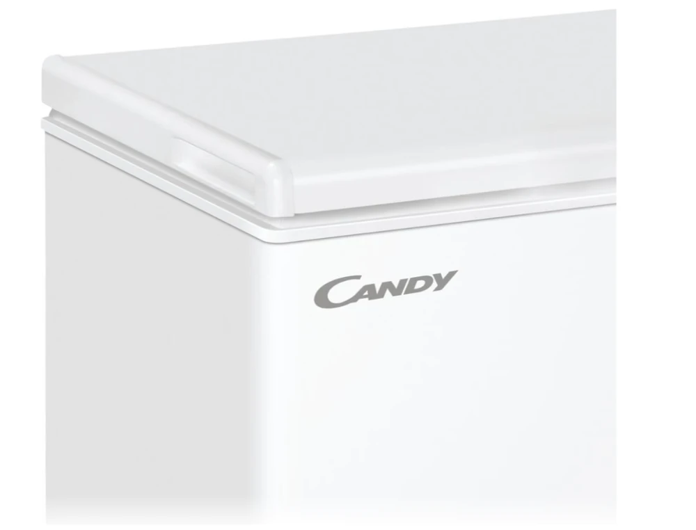 Candy | Šaldiklis | CHAE 1452E | Energijos vartojimo efektyvumo klasė E | Skrynia | Laisvai pastatoma | Aukštis 84,5 cm | Bendra grynoji talpa 137 l | Baltas