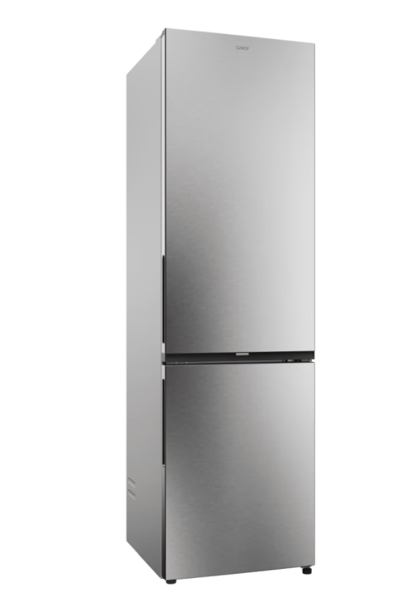Candy Šaldytuvas | CNCQ2T620EX | Energijos vartojimo efektyvumo klasė E | Laisvai stovintis | Kombinuotas | Aukštis 205 cm | No Frost sistema | Šaldytuvas neto talpa 289 L | Šaldiklis neto talpa 120 L | Ekranas | 38 dB | Nerūdijantis plienas