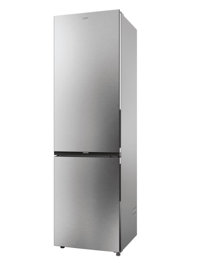 Candy Šaldytuvas | CNCQ2T620EX | Energijos vartojimo efektyvumo klasė E | Laisvai stovintis | Kombinuotas | Aukštis 205 cm | No Frost sistema | Šaldytuvas neto talpa 289 L | Šaldiklis neto talpa 120 L | Ekranas | 38 dB | Nerūdijantis plienas