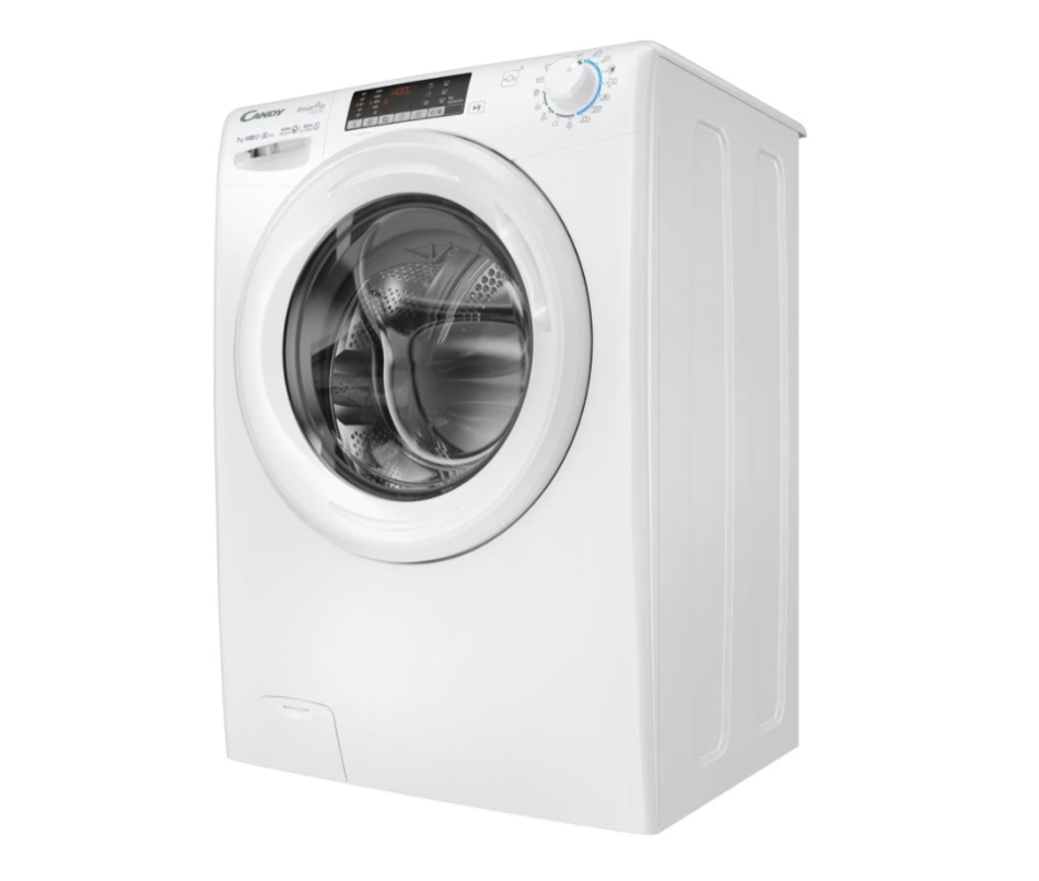 Skalbimo mašina Candy CO 474TWM6/1-S, 7kg, 1400 rpm, balta