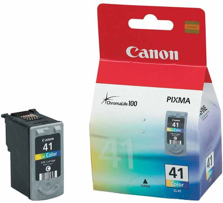 Canon CL-41 trispalvis | Rašalo kasetė | Žydra, purpurinė, geltona