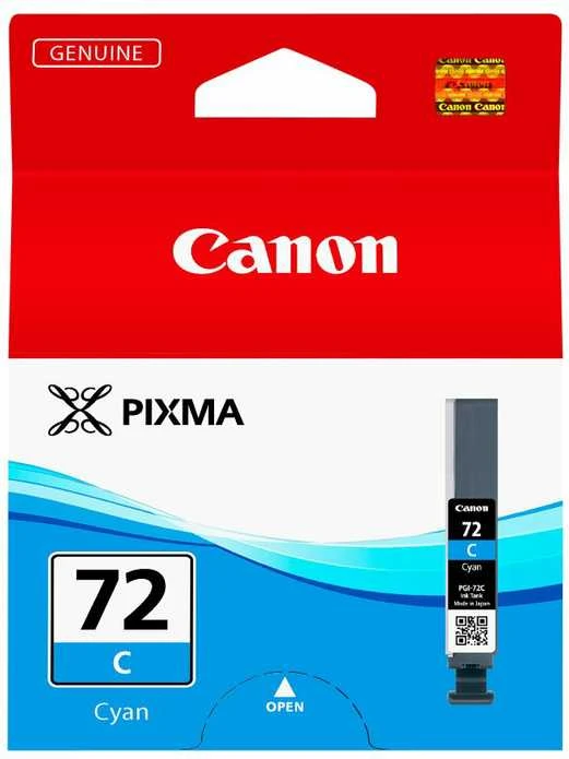 CANON PGI-72 C žydros spalvos rašalo bakas 14 ml, skirtas PIXMA-PRO 10