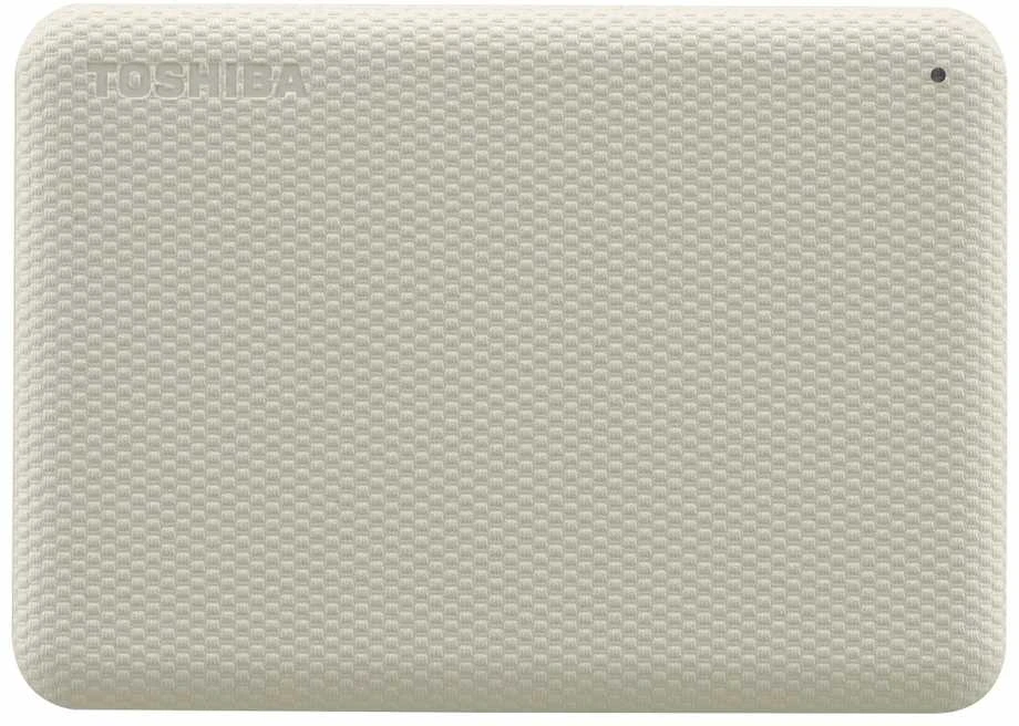 Išorinis kietasis diskas TOSHIBA Canvio Advance, šviesios smėlio spalvos, 2TB