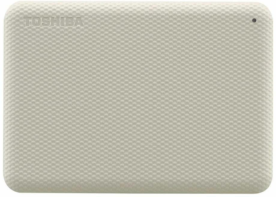 Išorinis kietasis diskas TOSHIBA Canvio Advance, šviesios smėlio spalvos, 4TB