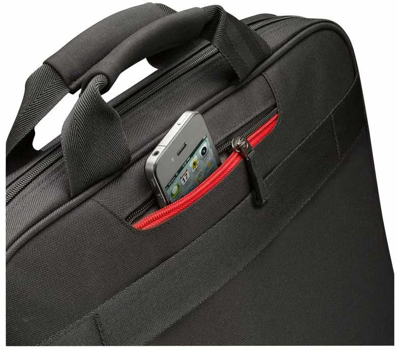 Case Logic DLC115 krepšys nešiojamam kompiuteriui 15.6" /Polyester/ Juodas/ (38.5 x 4.4 x 26.7 cm)