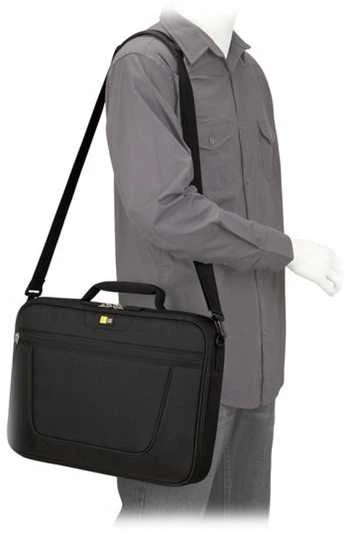 Nešiojamo kompiuterio krepšys Case Logic VNCI215 15.6"/ Polyester/ Juodas/ (38.5 x 4.4 x 26.7 cm)