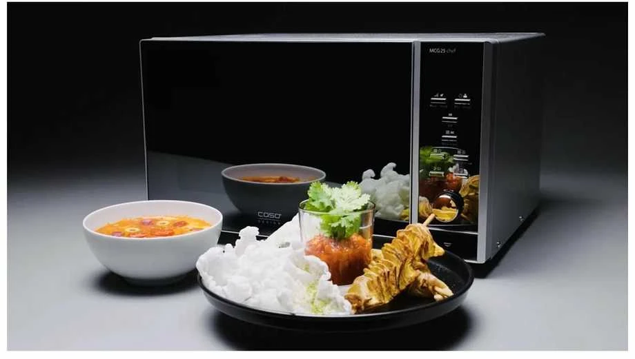 Mikrobangų krosnelė Caso | Microwave orkaitė | MCG 25 | Free standing | 25 L | 900 W | Convection | Grilis | Juodas
