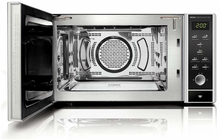Mikrobangų krosnelė Caso | Microwave orkaitė | MCG 25 | Free standing | 25 L | 900 W | Convection | Grilis | Juodas