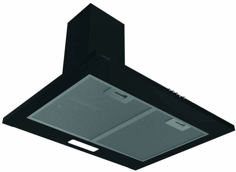 CATA Gartraukis | VK 6000 BK | Tvirtinamas prie sienos | Energijos vartojimo efektyvumo klasė A | Plotis 60 cm | 395 m³/h | Mechaninis | LED | Juodas