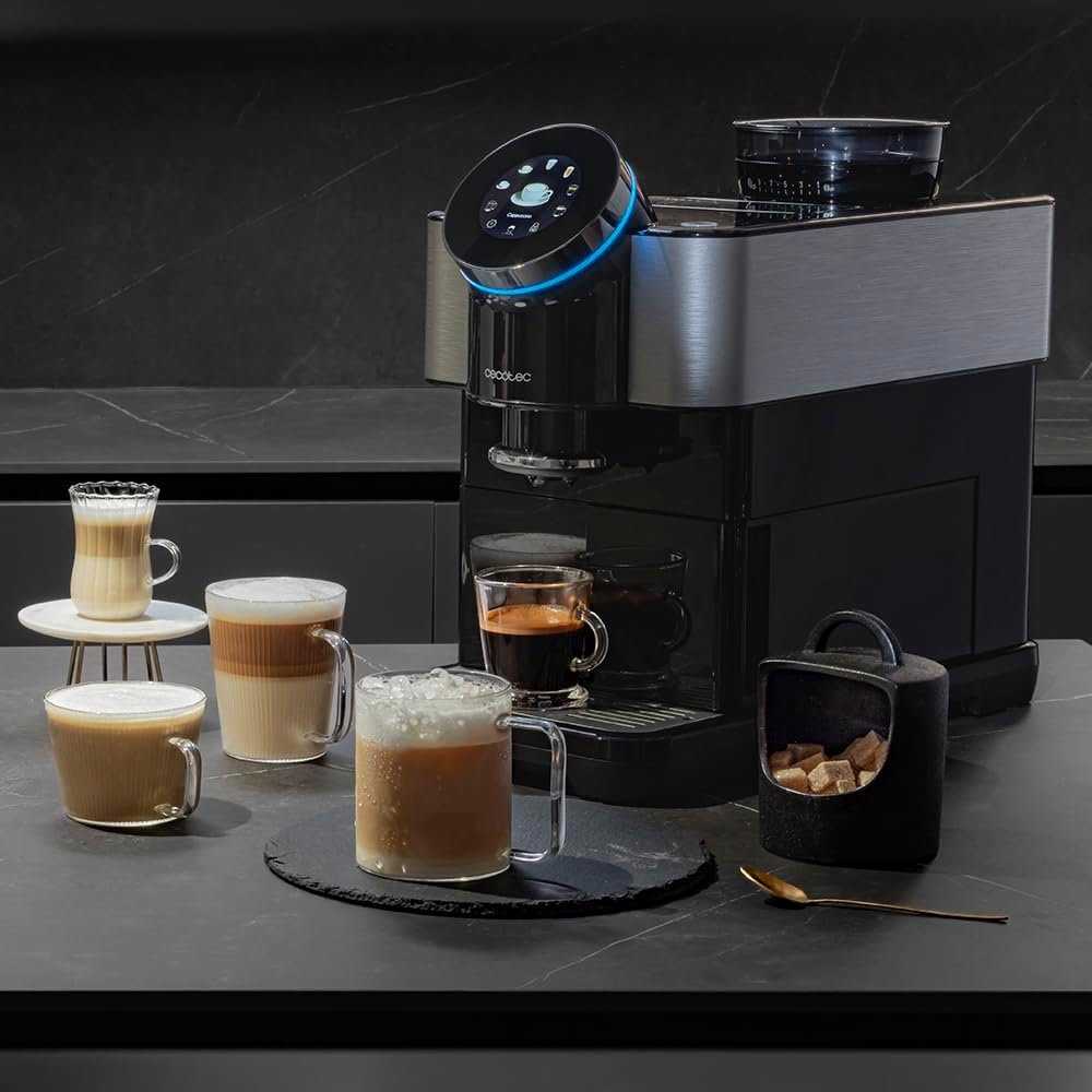 Kavos aparatas Cecotec | Cremmaet Spin | Slėgis 19 bar | Su pieno plakikliu | Super-automatinis | 1450 W