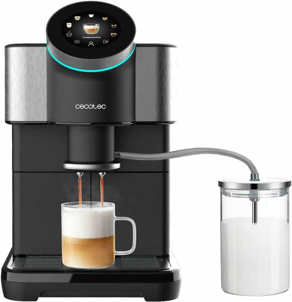Kavos aparatas Cecotec | Cremmaet Spin | Slėgis 19 bar | Su pieno plakikliu | Super-automatinis | 1450 W