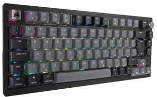 Corsair Klaviatūra | K65 PLUS | Mechaninė klaviatūra žaidimams | Wireless | Nordic | CORSAIR MLX Raudona | Juodas