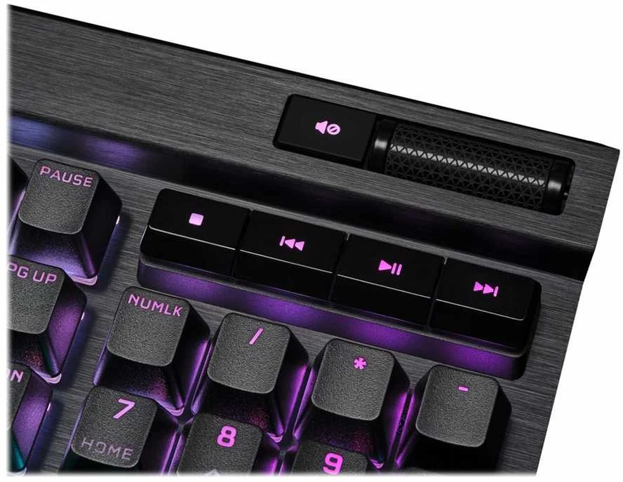 Corsair Mechaninė klaviatūra žaidimams with PBT DOUBLE SHOT PRO Keycaps | K70 RGB PRO | Klaviatūra žaidimams | su laidu | Nordic | Juodas | CHERRY MX SPEED