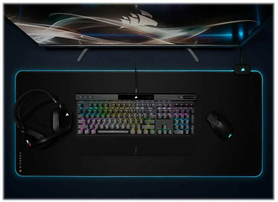 Corsair Mechaninė klaviatūra žaidimams with PBT DOUBLE SHOT PRO Keycaps | K70 RGB PRO | Klaviatūra žaidimams | su laidu | Nordic | Juodas | CHERRY MX SPEED