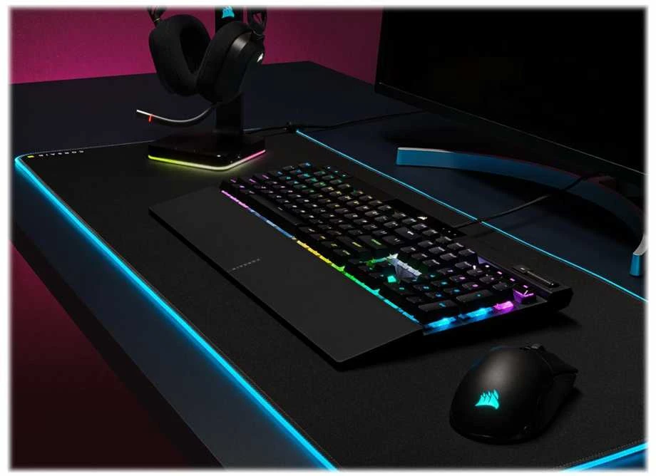 Corsair Mechaninė klaviatūra žaidimams with PBT DOUBLE SHOT PRO Keycaps | K70 RGB PRO | Klaviatūra žaidimams | su laidu | Nordic | Juodas | CHERRY MX SPEED